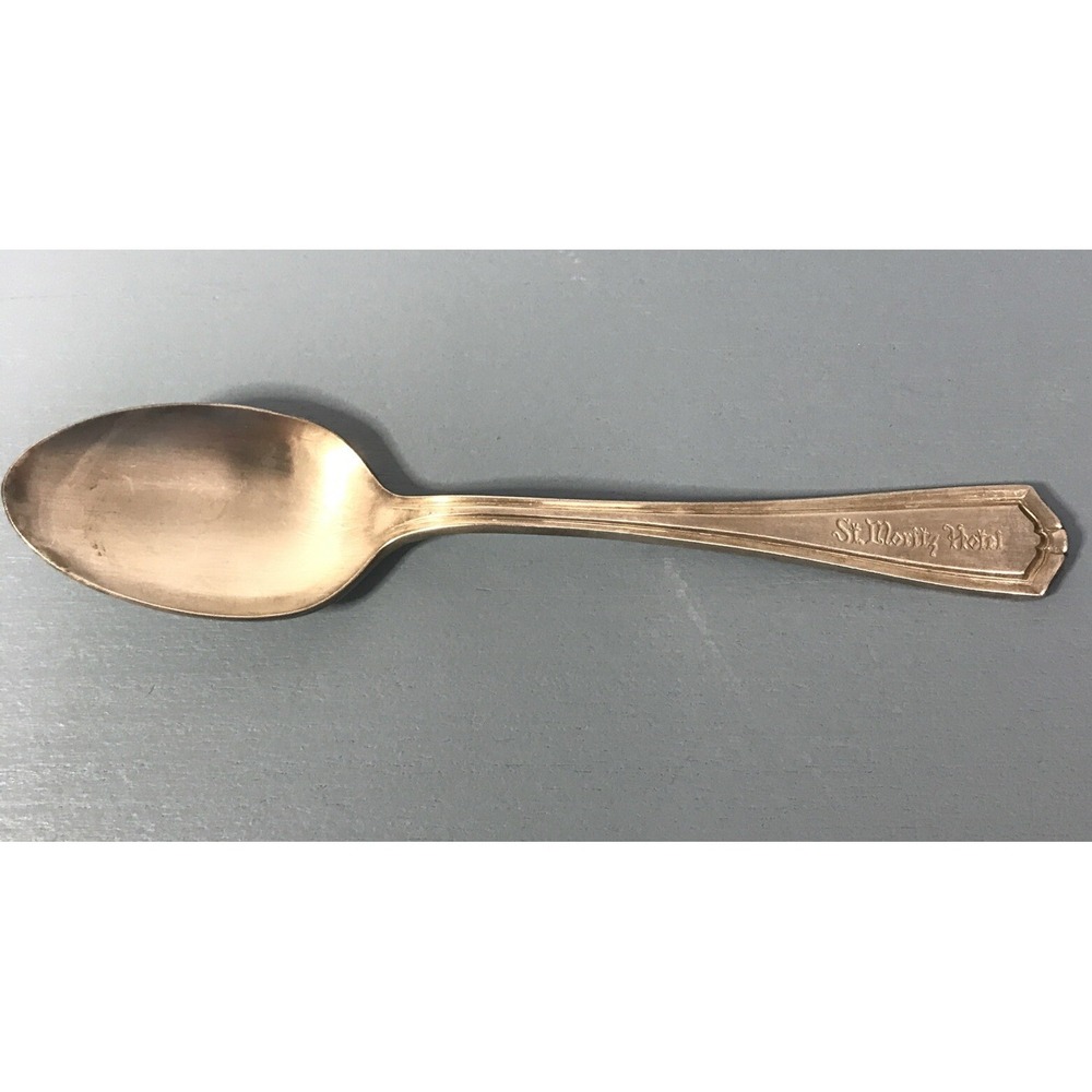 Oneida Hotel Plate "St. Moritz Hotel" Spoon